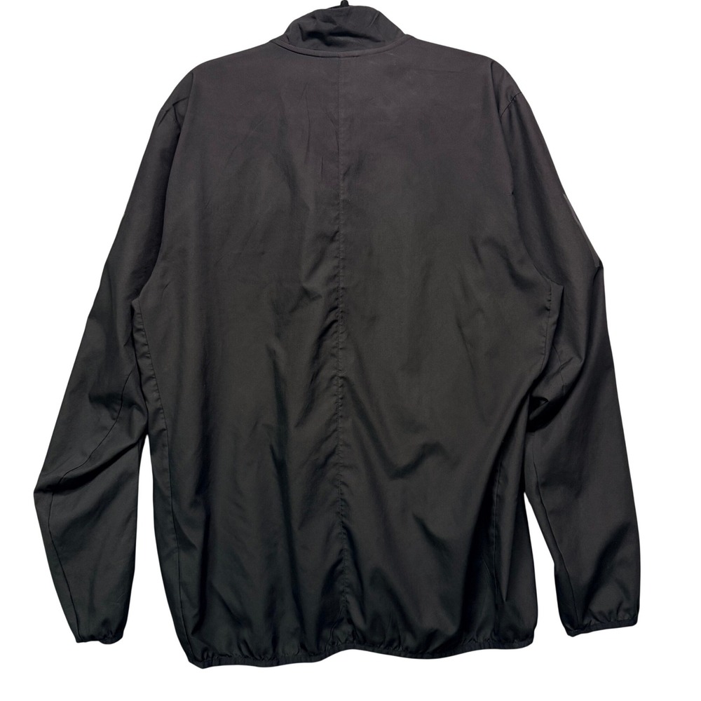 Running Windbreaker Jacket Black Full Zip Reflective Mens Adidas L Ahtleisure - Picture 2 of 10
